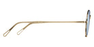 Matsuda 10601H 45 - Brushed Gold/Navy / Cobalt Blue #id:10601hbrushedgoldnavycobaltblue45_s:100110