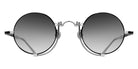 Matsuda 10601H 45 - Palladium White/Black / Gray Gradient #id:10601hpalladiumwhiteblackgreygradient45_s:102100