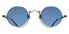 Matsuda 10601H 45 - Palladium White / Cobalt Blue #id:10601hpalladiumwhitecobaltbluesunglass_s:100100