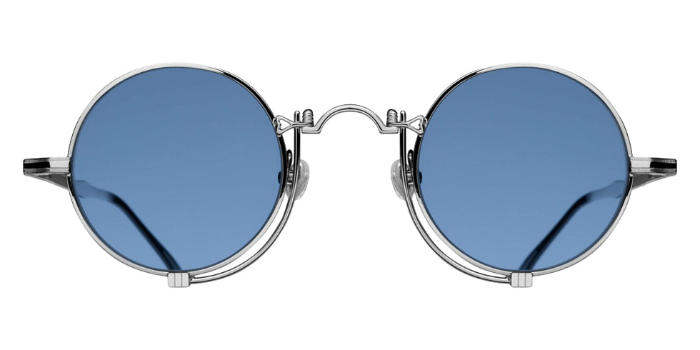 Matsuda 10601H 45 - Palladium White / Cobalt Blue #id:10601hpalladiumwhitecobaltbluesunglass_s:100100