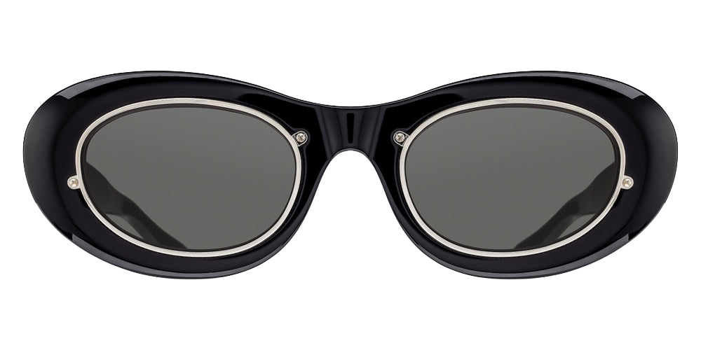 Matsuda 10604H 49 - Black / Gray Solid #id:10604hblackgreysolidsunglass_s:100100