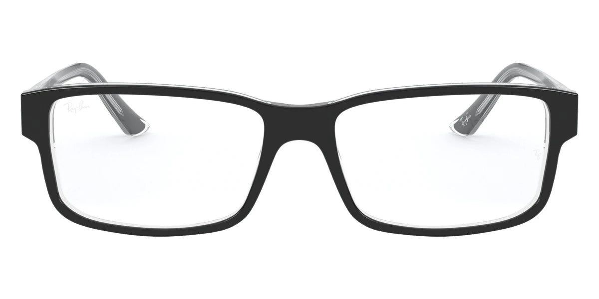 Ray-Ban RX5245 2034 54 - Black On Transparent