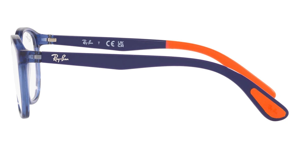 Ray-Ban RY1619 3775 49 - Transparent Blue on Rubber Orange