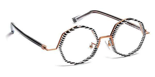 Stripes Black/White/Pink Gold / 47-20-141