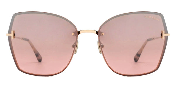 Shiny Rose Gold / Bordeaux Mirrored / 62-16-140