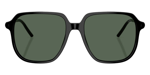 Shiny Black/Matte Black / Dark Green Solid / 54-17-145