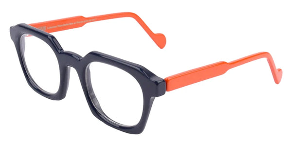 Solid Navy Blue/Solid Orange / 50-23