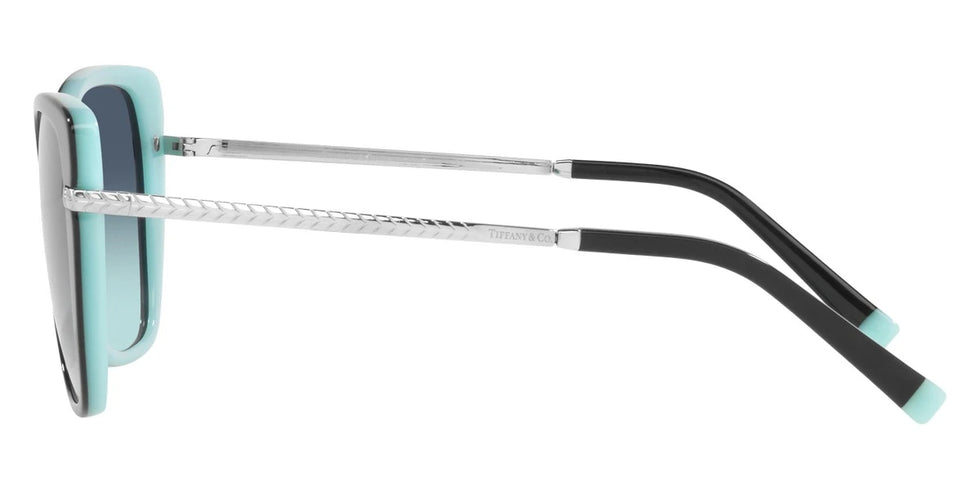 TIFFANY TF4190 80559S 57 - Black on TIFFANY Blue / Azure Gradient Blue