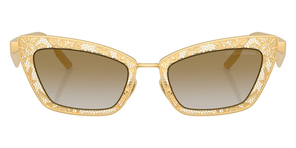 Matte Gold / Gradient Light Brown Mirrored Gold / 51-20-145