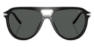 RALPH LAUREN RL8228U 500187 58 - Black/Semi Shiny Silver / Gray