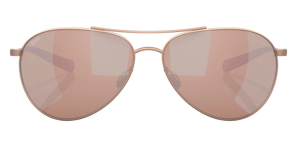 Satin Rose Gold / Copper Silver Mirrored Polarized / 58-14-135