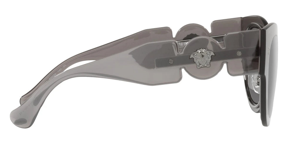 VERSACE VE2234 10016G 53 - Transparent Gray Mirror Silver / Light Gray Mirrored Silver