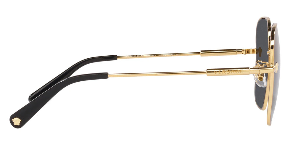 VERSACE VE2246D 100287 59 - Gold / Dark Gray