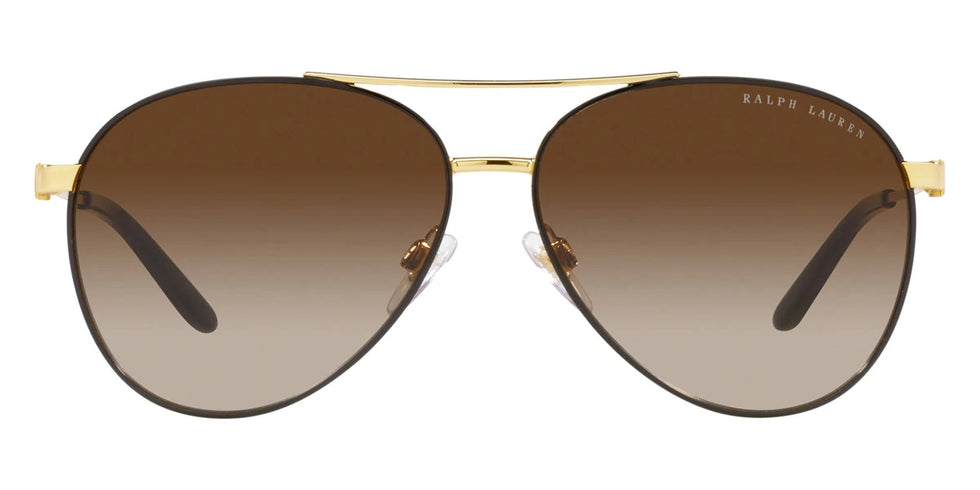 RALPH LAUREN RL7077 9337/3 60 - Shiny Black/Gold / Brown Gradient