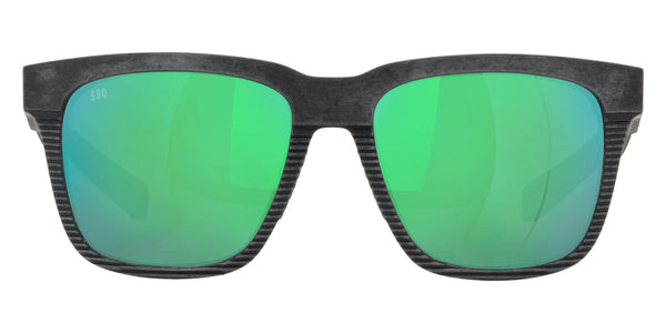Net Gray With Gray Rubber / Green Mirrored Polarized / 55-17-140