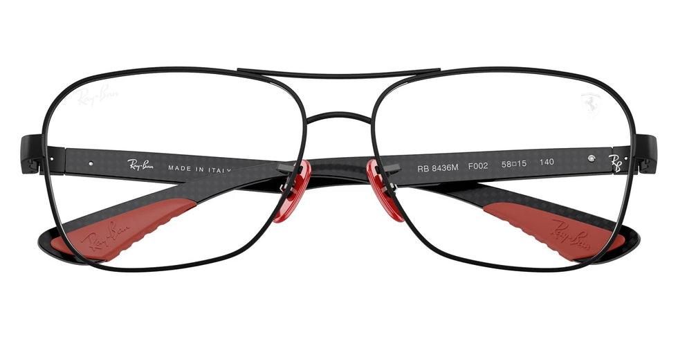 Ray-Ban RX8436M F002 58 - Matte Black/Dark Carbon