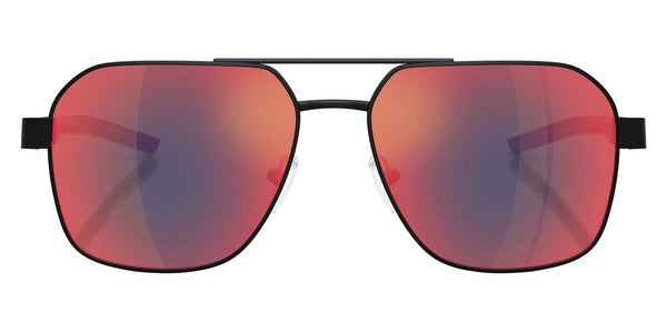 Matte Black/Black / Black/Specchio Rosso Mirrored / 57-16-145