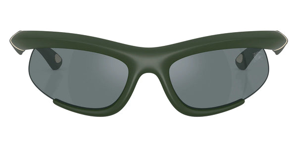 Rubber Green / Gray Mirrored Black / 64-20-125