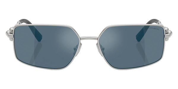 Silver / Blue Internal Mirrored Silver / 58-16-140