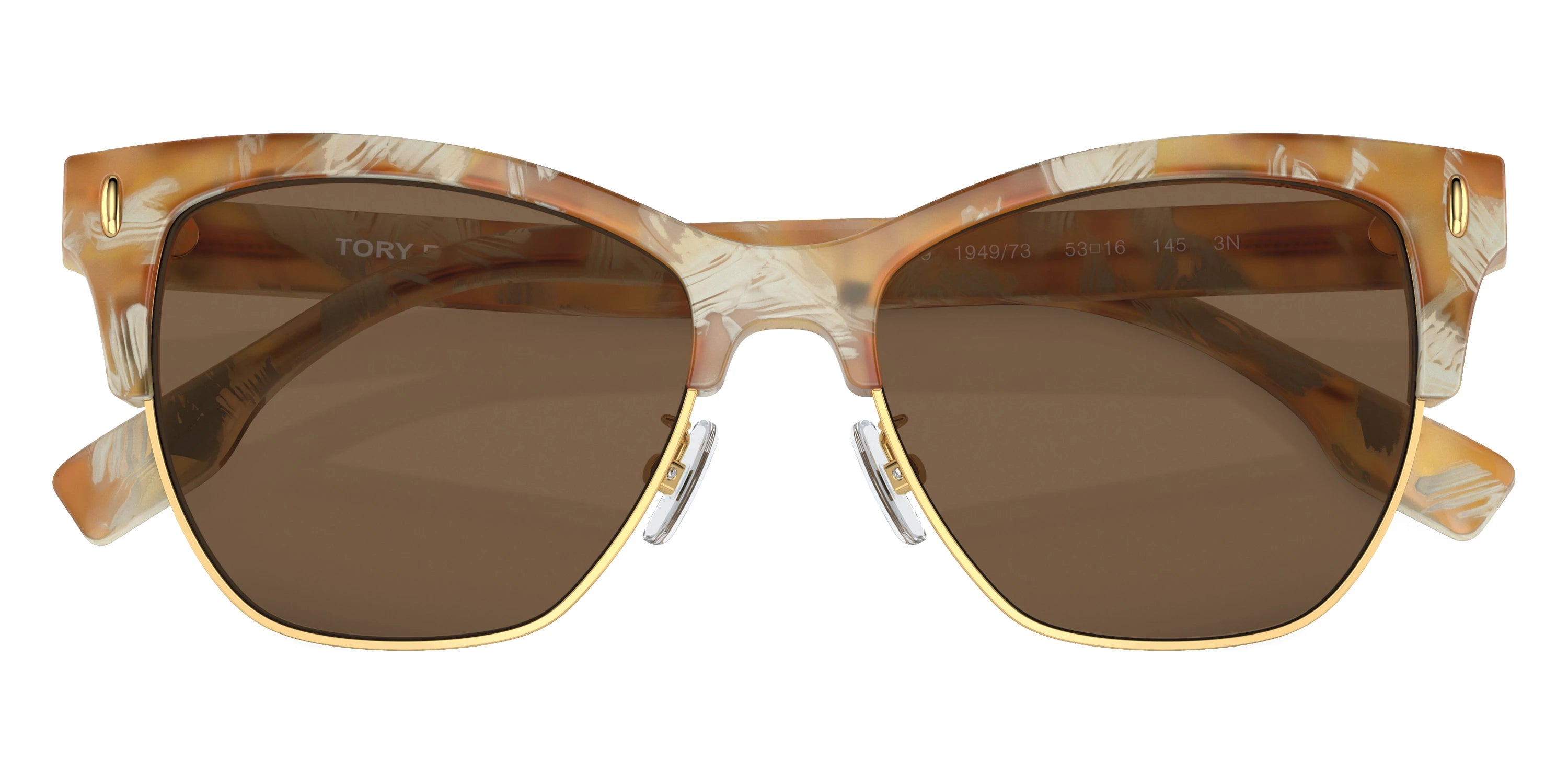 Tory Burch TY7199 194973 53 - Tory Horn / Dark Brown