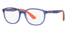 Ray-Ban RY1619 3775 49 - Transparent Blue on Rubber Orange