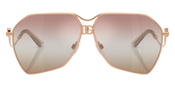 Rose Gold / Pink Gradient Brown Mirrored / 62-10-145