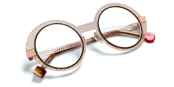 Nude Satin Perforated/Polished Rose Gold / 50-23-145