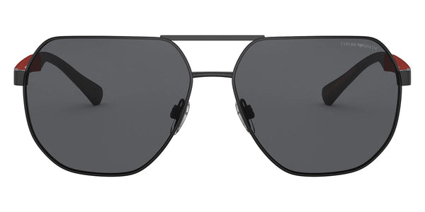 Matte Black and Aluminium Red / Gray / 61-15-145