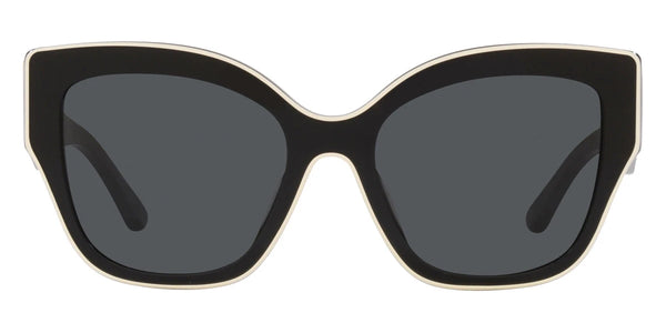 Black with Ivory Piping / Solid Gray / 54-19-140