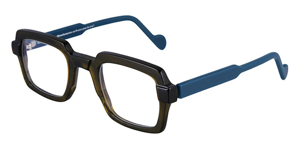 Transparent Khaki/Solid Mediterranean Blue / 48-26