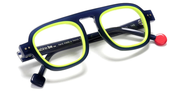 Shiny Navy Blue/Shiny Neon Yellow / 46-24-145