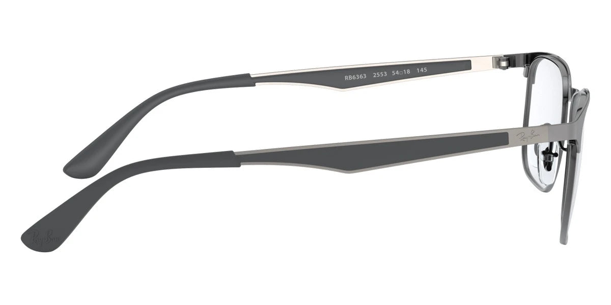 Ray-Ban RX6363 2553 54 - Brushed Gunmetal On Gunmetal