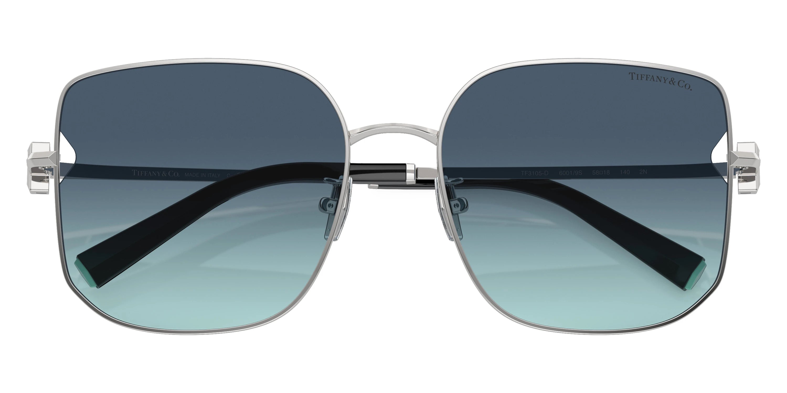 TIFFANY TF3105D 60019S 58 - Silver / Azure Gradient Blue
