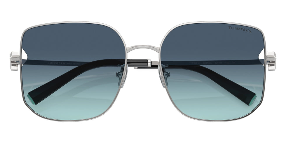 TIFFANY TF3105D 60019S 58 - Silver / Azure Gradient Blue