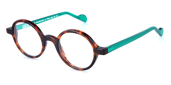 Tortoiseshell/Transparent Green / 46-22