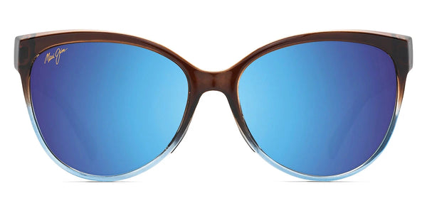 Translucent Dark Chocolate with Blue / Blue Hawaii / 57-17-140