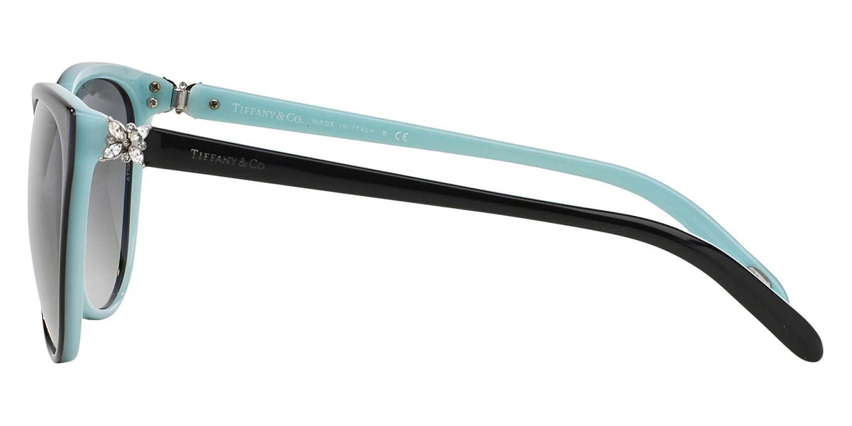 TIFFANY TF4089B 80553C 58 - Black on TIFFANY Blue / Gray Gradient
