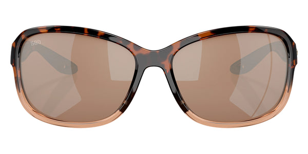 Shiny Tortoise Fade / Copper Silver Mirrored Polarized / 58-15-123