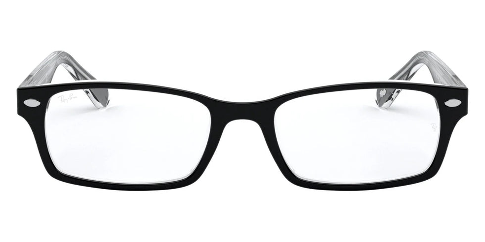 Ray-Ban RX5206 2034 52 - Black On Transparent