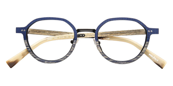 Fiber Glass Blue/Wood/Black / 47-22-150