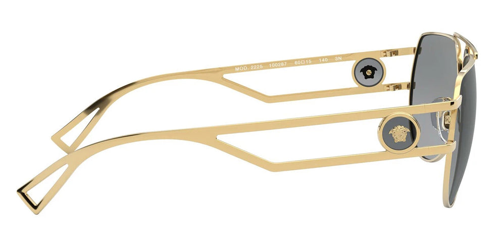 VERSACE VE2225 100287 60 - Gold / Gray