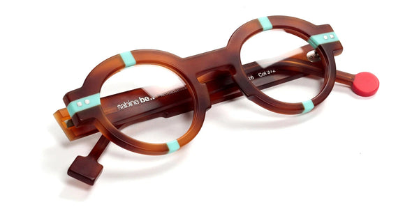 Matte Blonde Tortoise/Matte Turquoise / 43-26-145