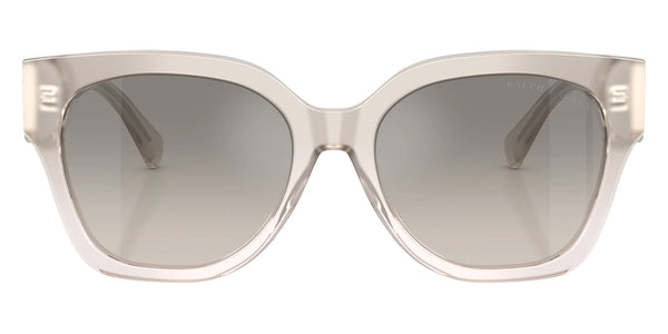 Transparent Gray / Gray Gradient Flash Mirrored / 55-18-145