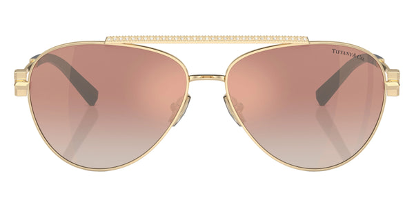 Pale Gold / Gradient Pink Mirrored Orange / 59-14-140