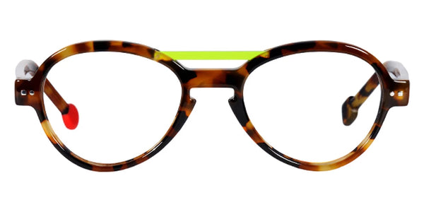 Shiny Fawn Tortoise/Neon Yellow / 46-18-130