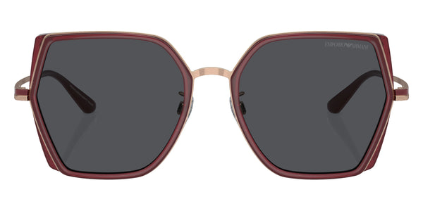 Shiny Rose Gold/Opal Bordeaux / Dark Gray / 56-19-145