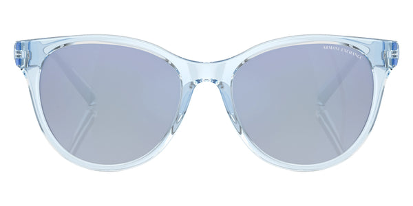 Shiny Transparent Blue / Gradient Blue Mirrored White / 54-17-140