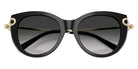 TIFFANY TF4232F 80013C 53 - Black/Pale Gold / Gray Gradient
