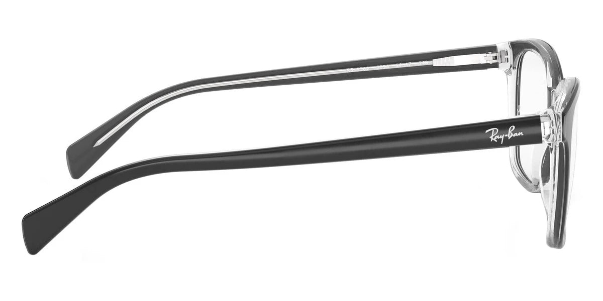 Ray-Ban RX5362 2034 52 - Black On Transparent