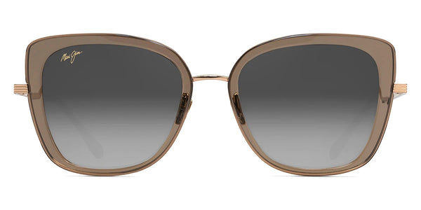 Transparent Taupe with Gold / Neutral Gray / 54-20-145